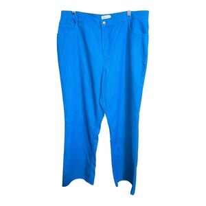 Denim & Co. Blue Straight Leg Jeans Size 16 - Excellent Condition